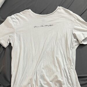 H&M White Graphic Tee